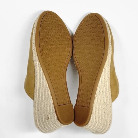 LAUREN RALPH LAUREN pennie espadrille wedge  shoes Sz 9 NEW - Picture 7 of 8
